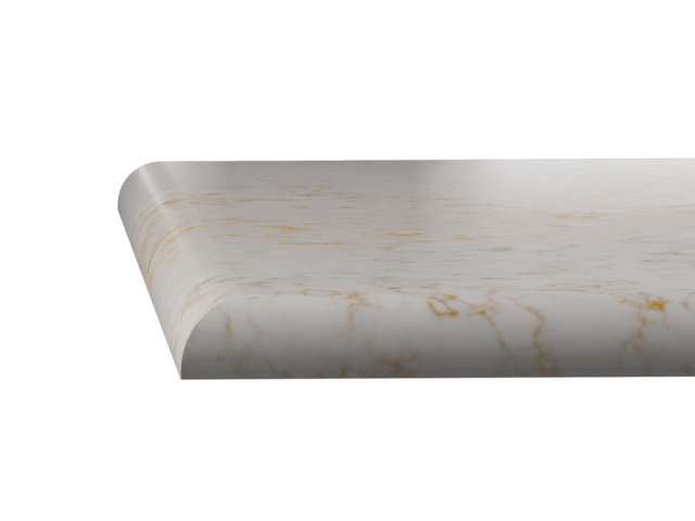 Demi bullnose edge